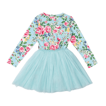 Rock Your Baby - Blue Garden Circus Dress (sizes 2-7)