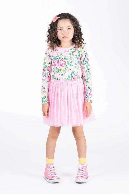Rock Your Baby - Pink Garden Circus Dress (sizes 2-7)