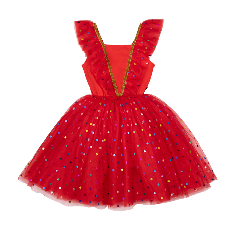 Rock Your Baby - Red Party Tulle Dress