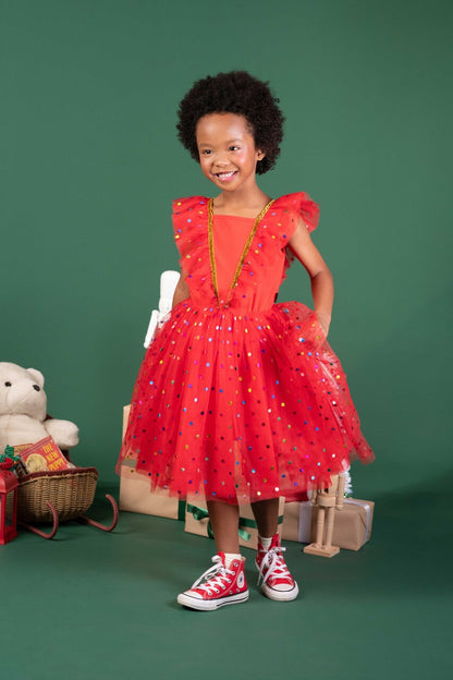 Rock Your Baby - Red Party Tulle Dress