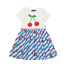 Rock Your Baby - Cherry Stripes T-Shirt Dress