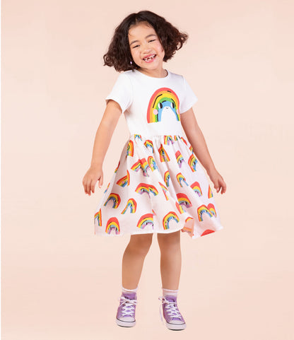 Rock Your Baby - Over the Rainbow T-Shirt Dress