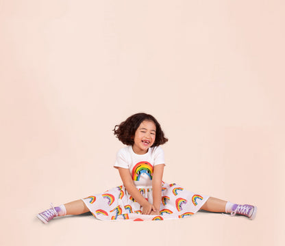 Rock Your Baby - Over the Rainbow T-Shirt Dress
