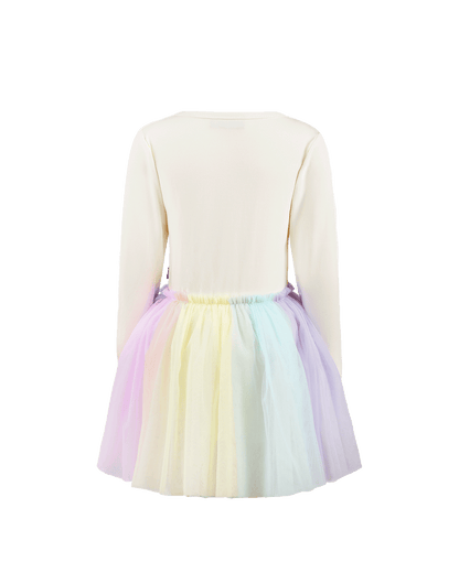 Rock Your Baby - Unicorn Flags Long Sleeve CIRCUS Dress