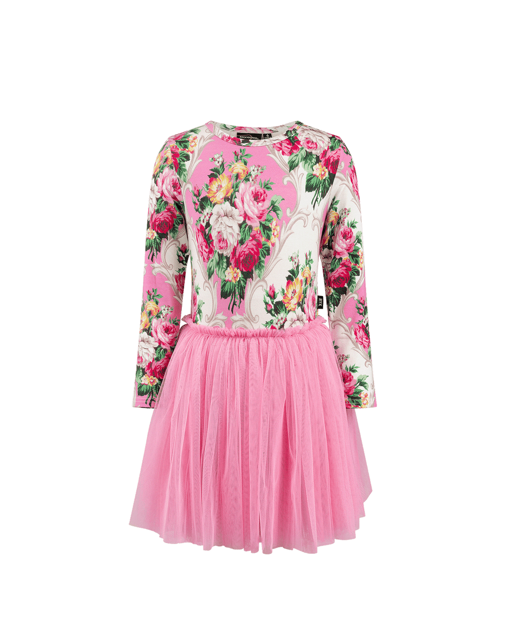 Rock Your Baby - Rosette Long Sleeve CIRCUS Dress