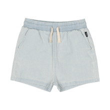 Light Blue Chambray Shorts