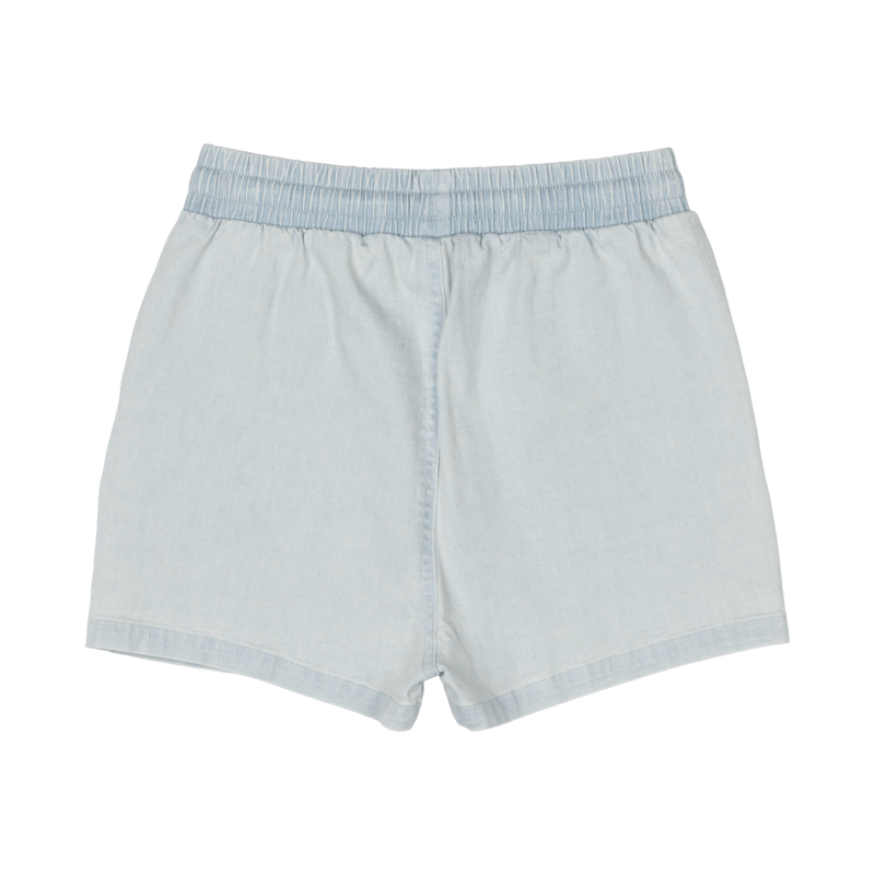 Rock Your Baby - Light Blue Chambray Shorts