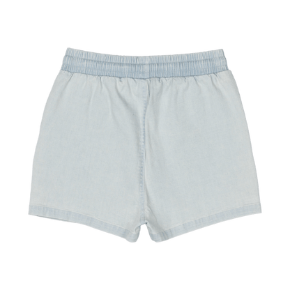 Rock Your Baby - Light Blue Chambray Shorts