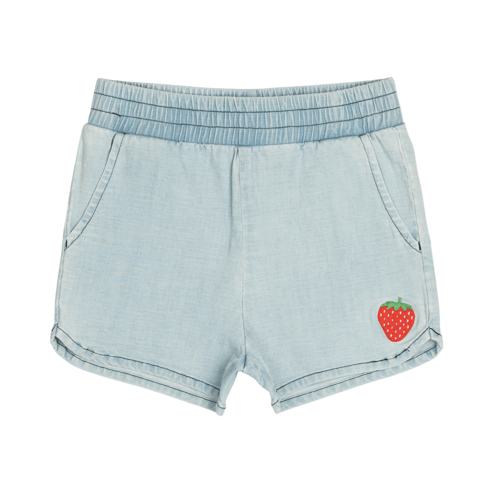 Rock Your Baby - Strawberry Chambray Shorts