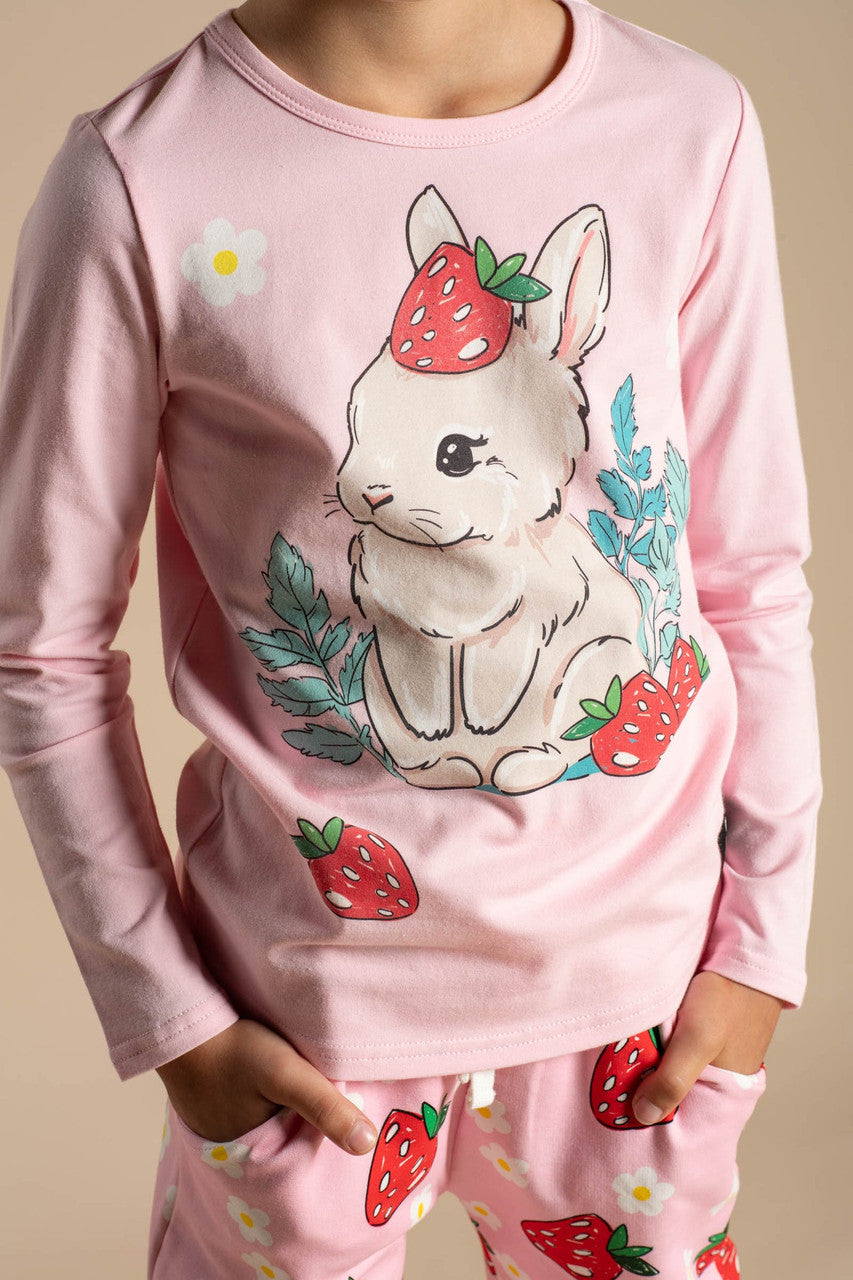 Rock Your Baby - Strawbunny Long Sleeve T-Shirt