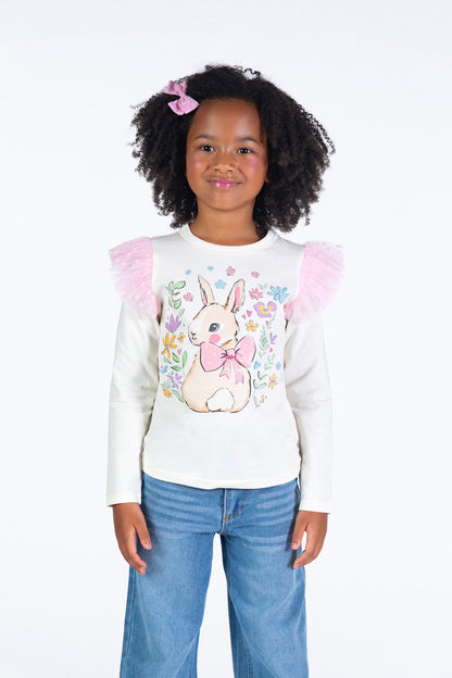 Rock Your Baby - Bunny Long Sleeve T-Shirt (sizes 2-7)