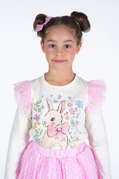 Rock Your Baby - Bunny Long Sleeve T-Shirt (sizes 2-7)