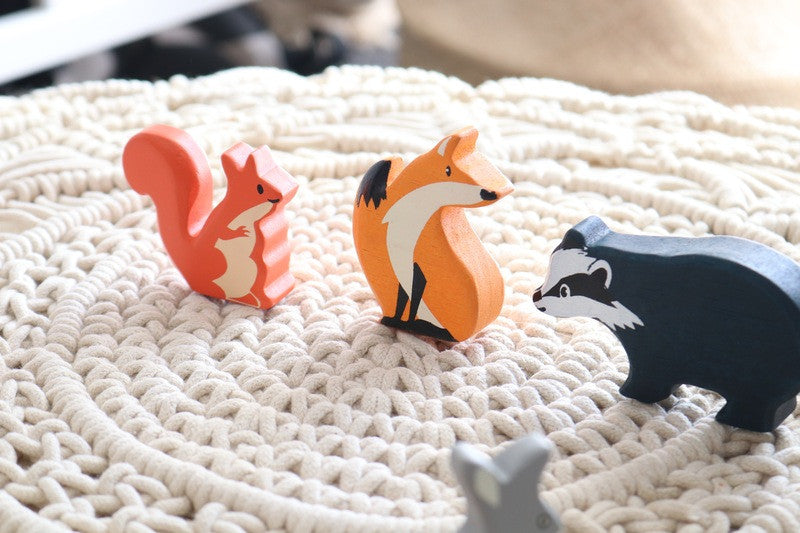 Tender Leaf Toys - Badger Wooden Animal