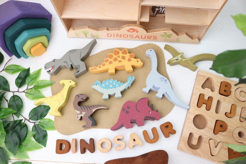 Tender Leaf Toys - Ankylosaurus Wooden Animal