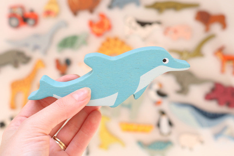 Tender Leaf Toys - Dolphin Wooden Animal