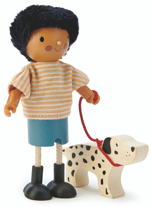Tender Leaf Toys - Mr Forrester with Flexible Limbs & His Dog