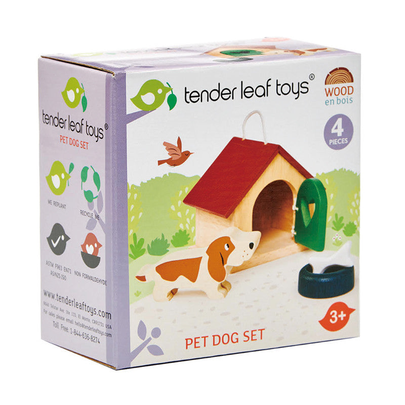 Tender Leaf Toys - Pet Dog Kennel Set