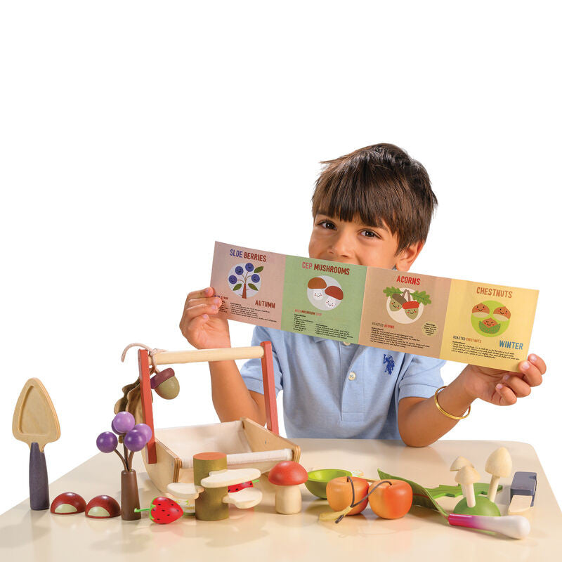 Tender Leaf Toys -  Wild Wood Foraging Trug