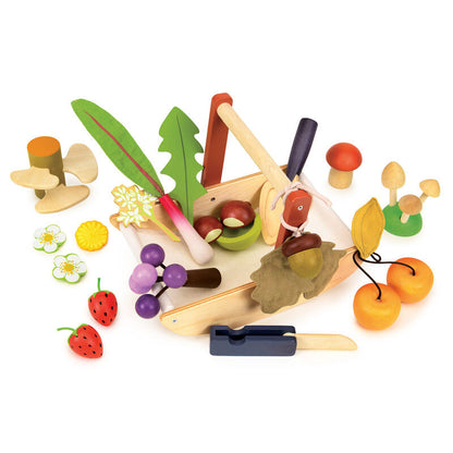 Tender Leaf Toys -  Wild Wood Foraging Trug