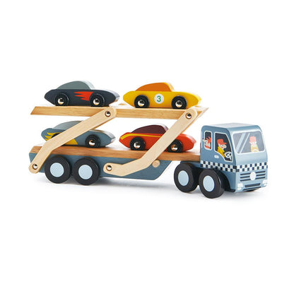 Tender Leaf Toys -  Wooden Car Transporter