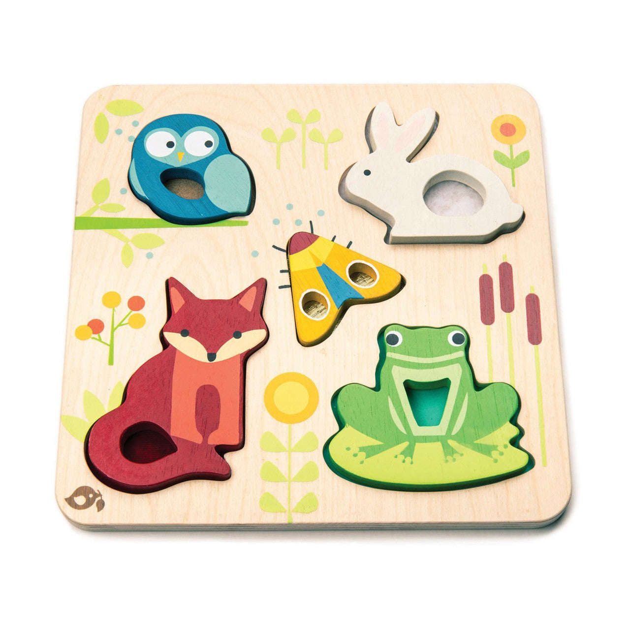 Tender Leaf Toys - Touchy Feely Animals Puzzle