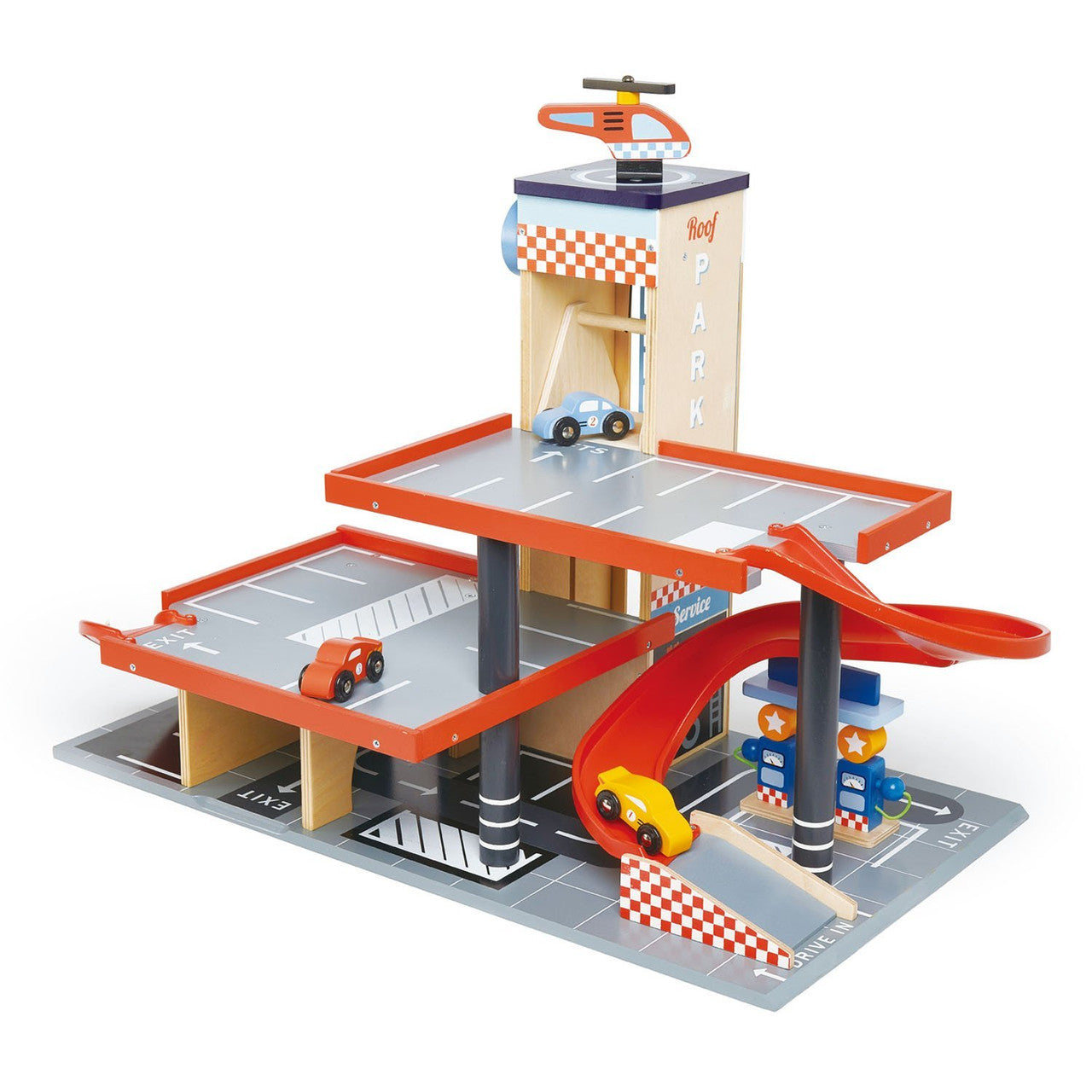 Tender Leaf Toys -  Blue Bird Service Station
