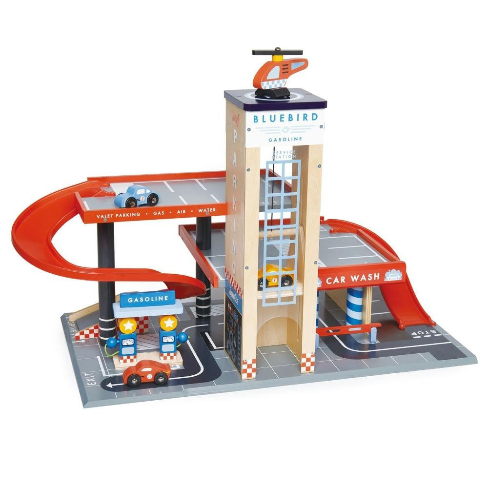 Tender Leaf Toys -  Blue Bird Service Station