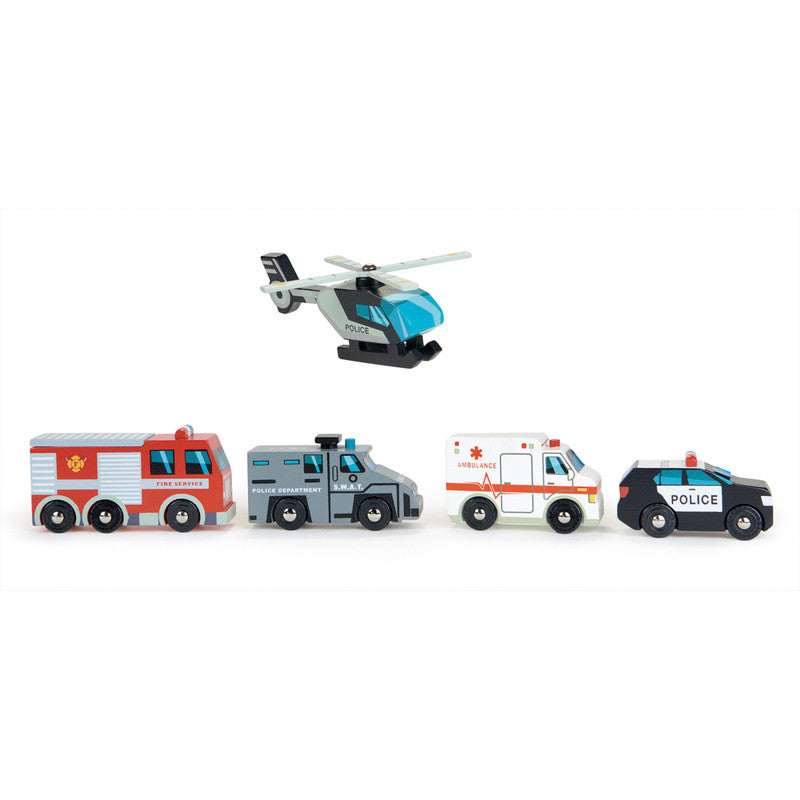 Tender Leaf Toys -  Emergency Vehicles