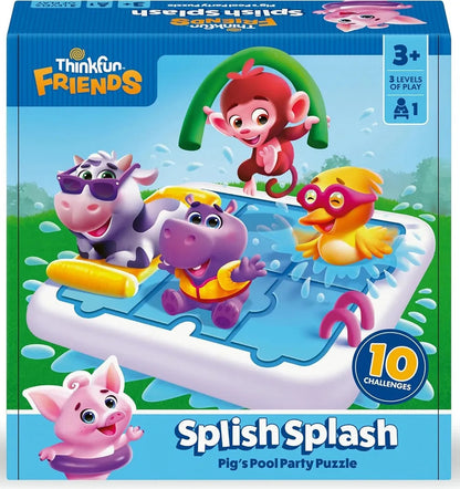 Thinkfun Friends - Splish Splash: Pig's Pool Party Puzzle