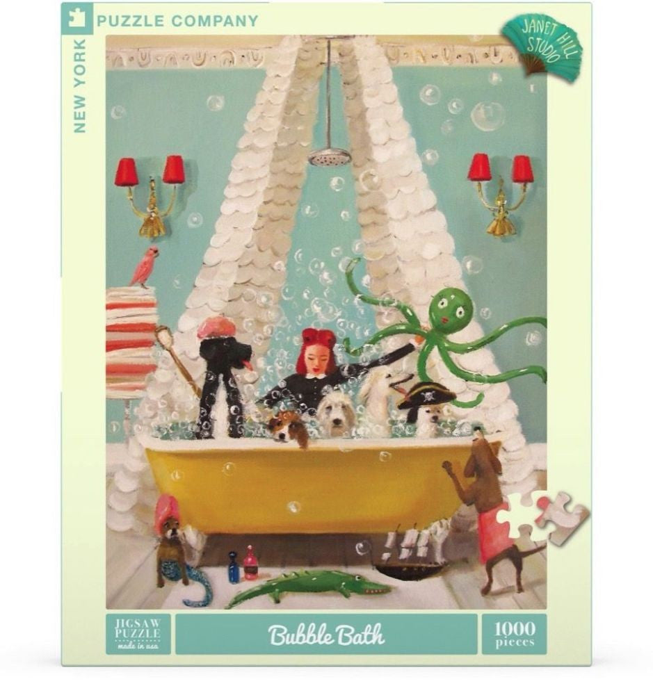 New York Puzzle Company 1000pc - Bubble Bath Puzzle