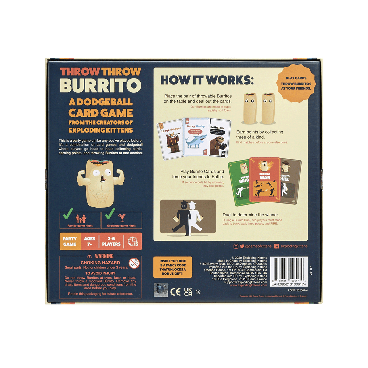 Throw Throw Burrito Game
