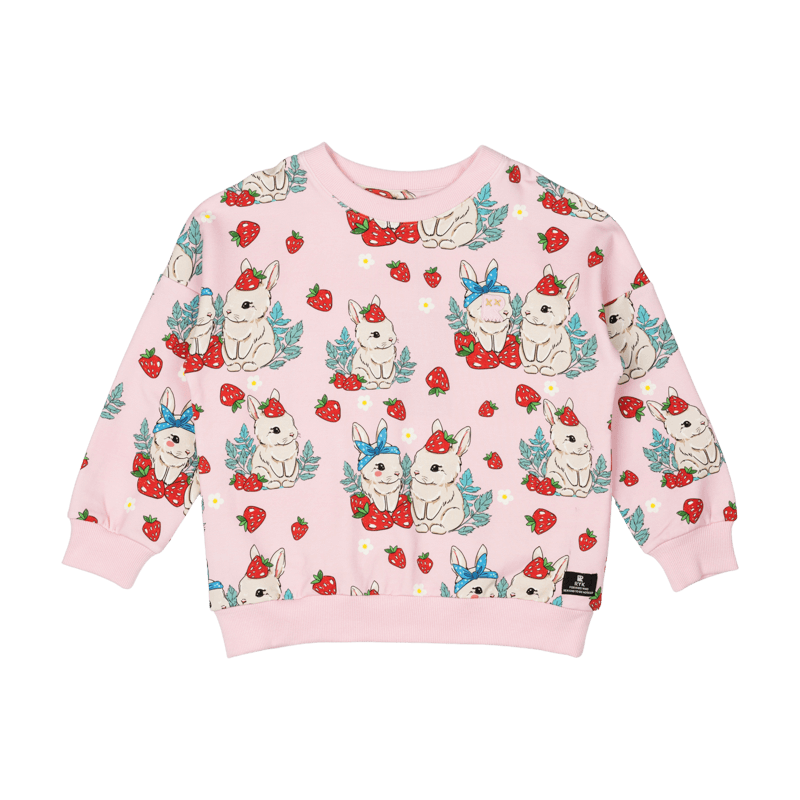 Rock Your Baby - Berry Bunny Sweatshirt