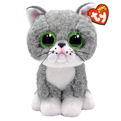 Beanie Boos Regular - Fergus the Grey Cat