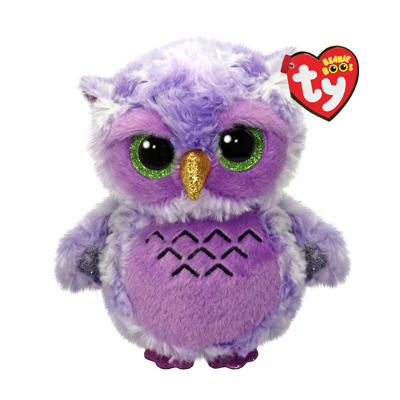 TY Beanie Boos Regular - Owlivia the Purple Owl
