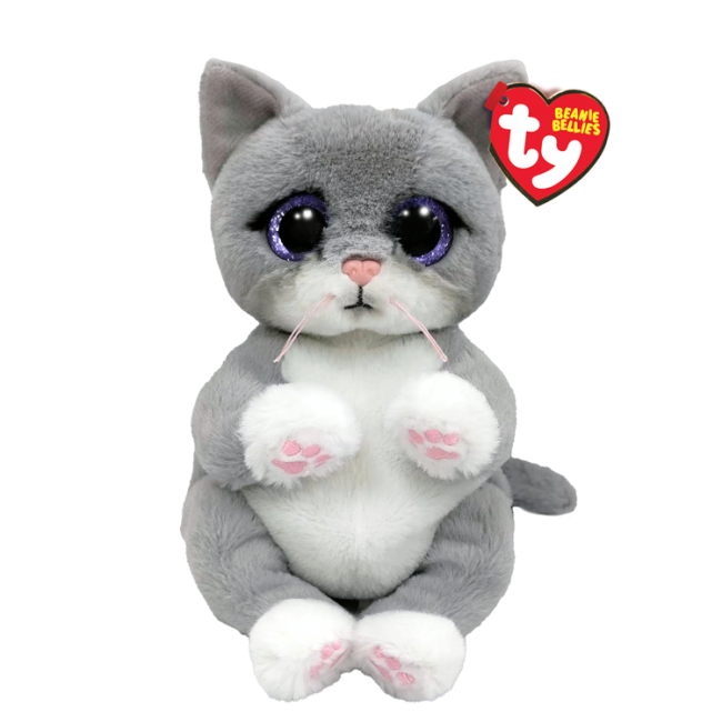 Beanie Boos Bellies - Morgan the Grey Cat