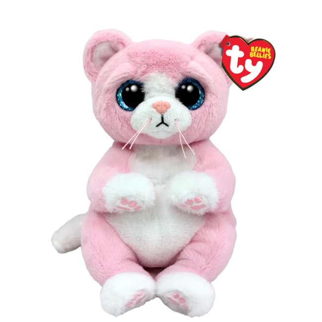 Beanie Boos Bellies - Lillibelle the Pink Cat