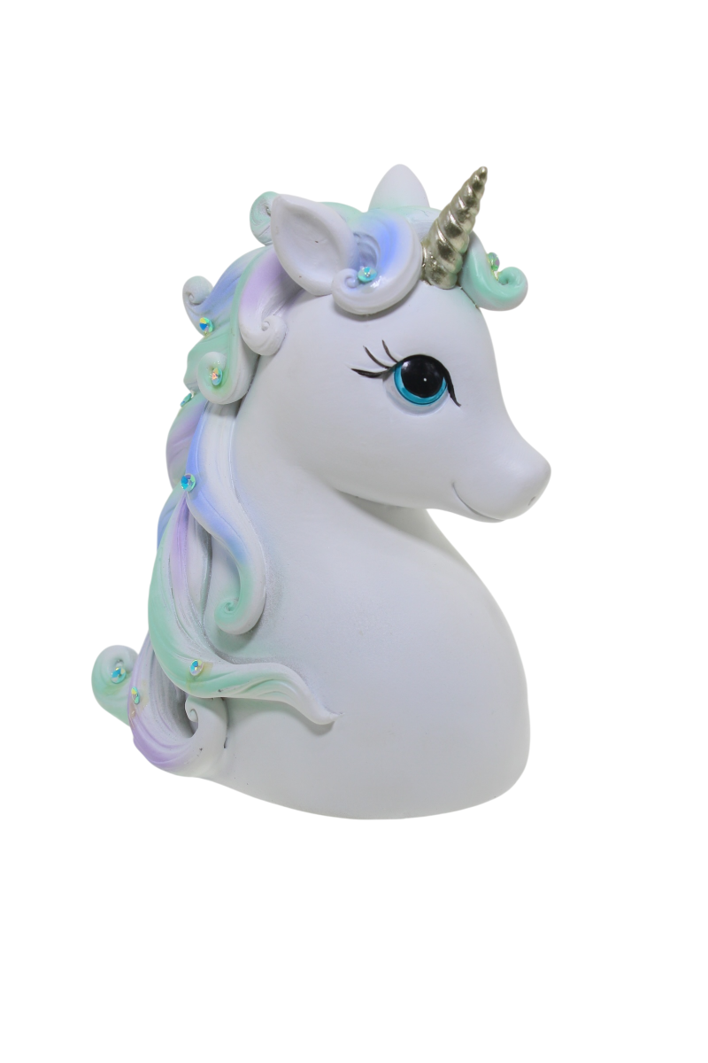 Cotton Candy - Sparkly Unicorn Money Box - Pastel Glitter