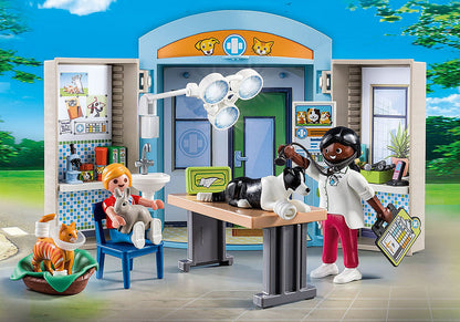 Playmobil - Vet Clinic Play Box  70309