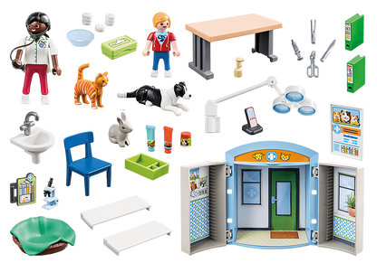 Playmobil - Vet Clinic Play Box  70309
