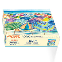 WerkShoppe 1000pc – Umbrella Beach Puzzle