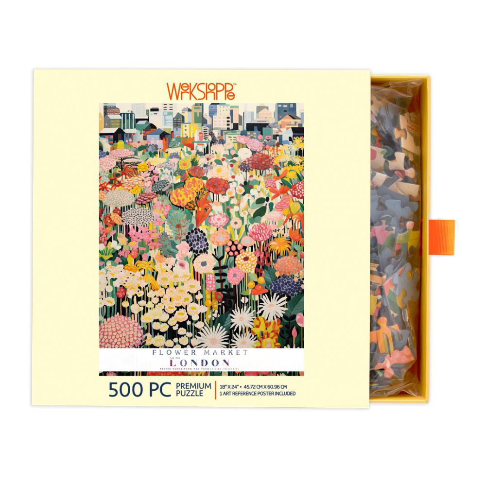 WerkShoppe 500pc – London Flower Market Puzzle