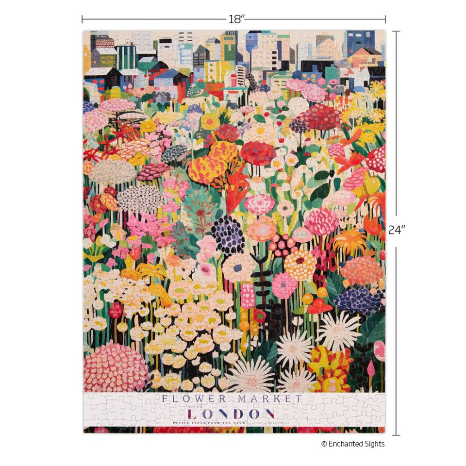 WerkShoppe 500pc – London Flower Market Puzzle