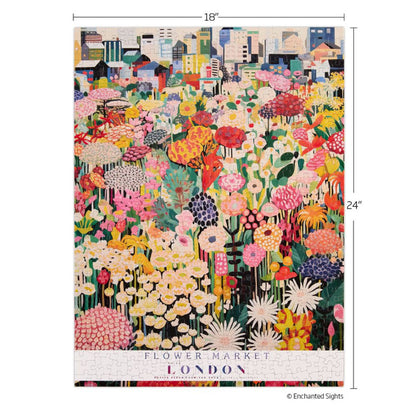 WerkShoppe 500pc – London Flower Market Puzzle