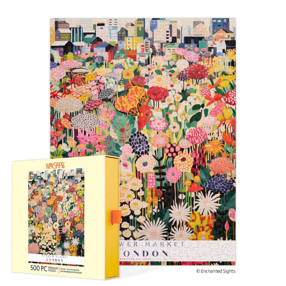 WerkShoppe 500pc – London Flower Market Puzzle