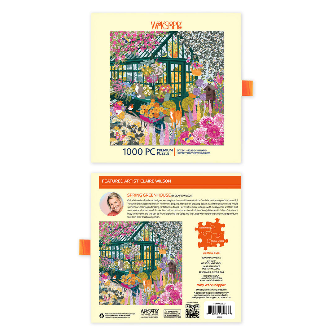 WerkShoppe 1000pc – Spring Greenhouse Puzzle