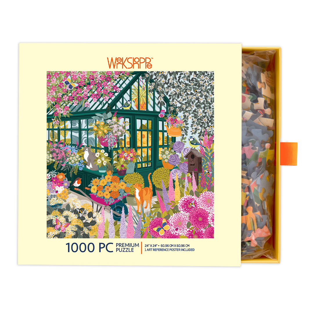 WerkShoppe 1000pc – Spring Greenhouse Puzzle