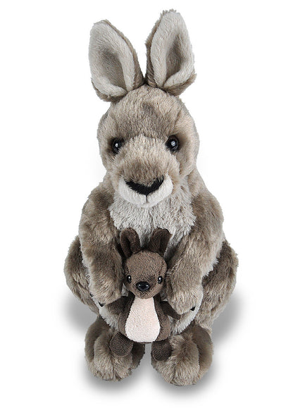 Wild Republic - CuddleKins Kangaroo with Joey 30cm