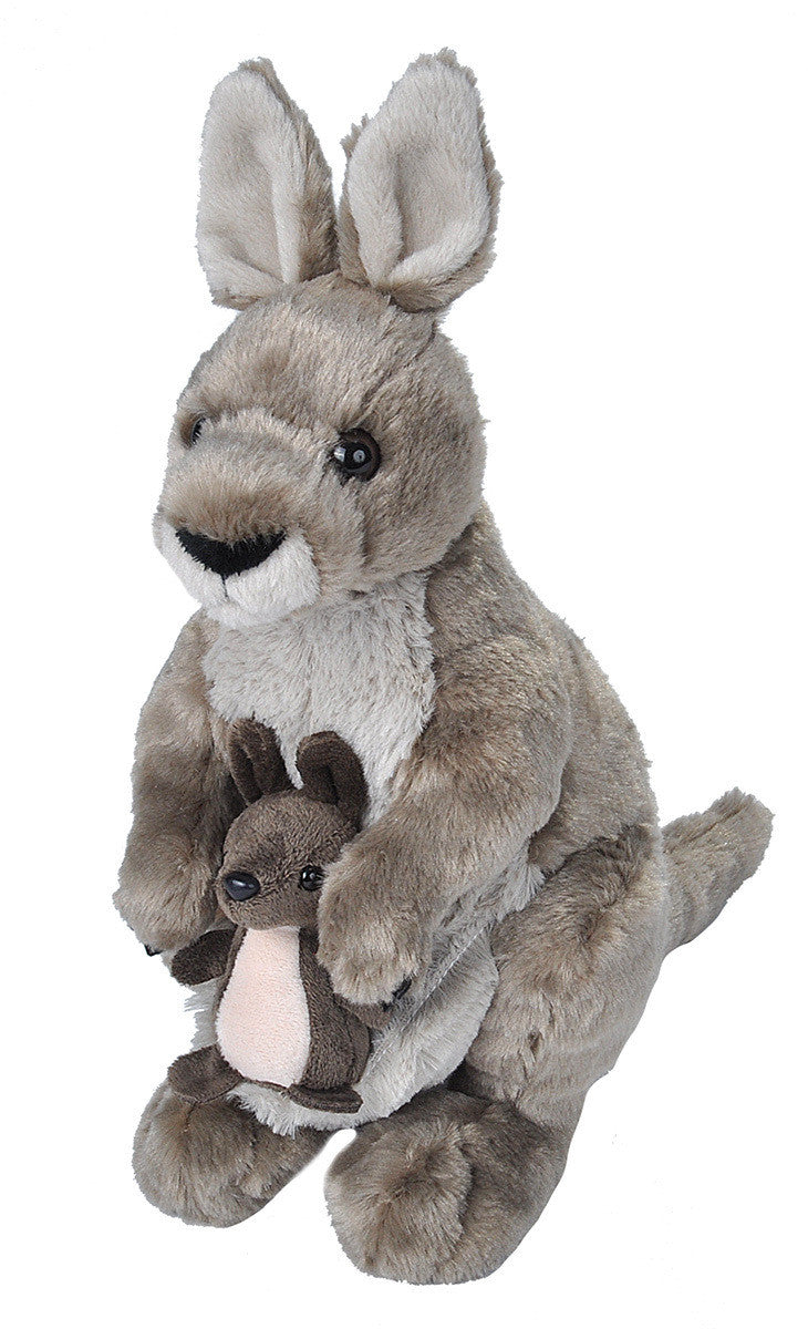 Wild Republic - CuddleKins Kangaroo with Joey 30cm