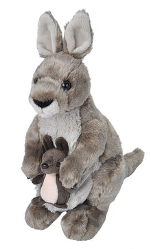Wild Republic - CuddleKins Kangaroo with Joey 30cm