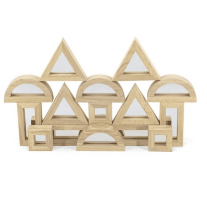 Viga Toys - Large Mirror Blocks 16pce set
